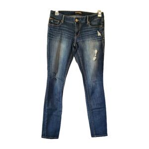 Express Jeans Womens Size 8r‎ Blue Leggings Low Rise Stella